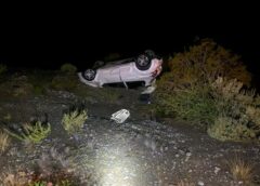 A metros del derivador a Calingasta, falleció un hombre tras un violento vuelco